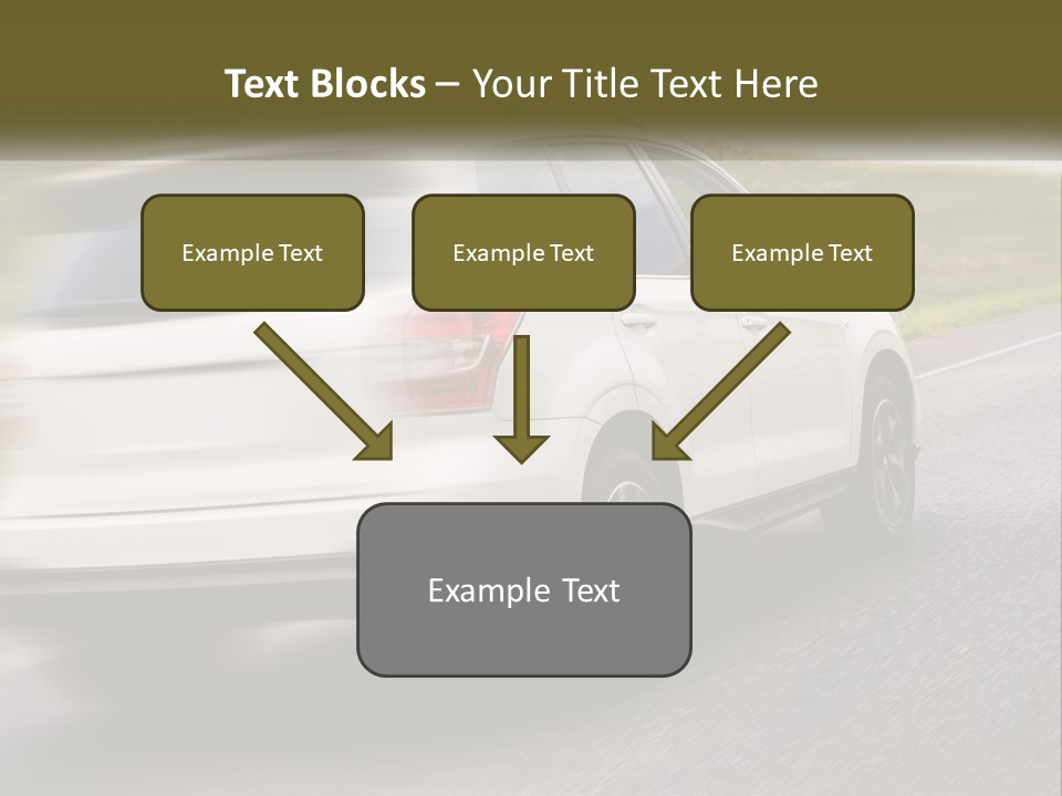 Small Structure Made PowerPoint Template