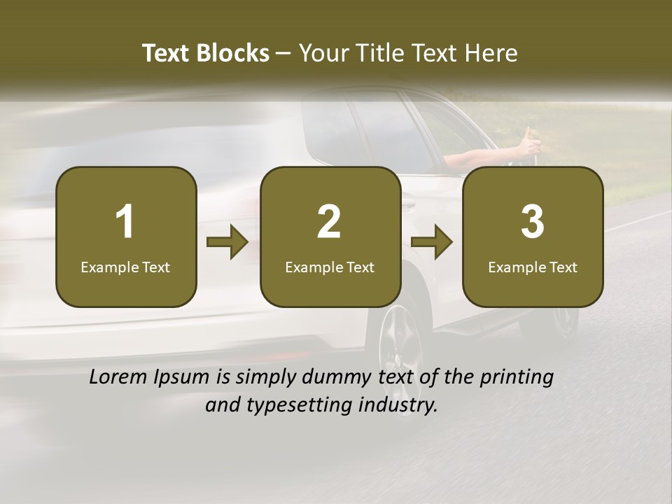 Small Structure Made PowerPoint Template