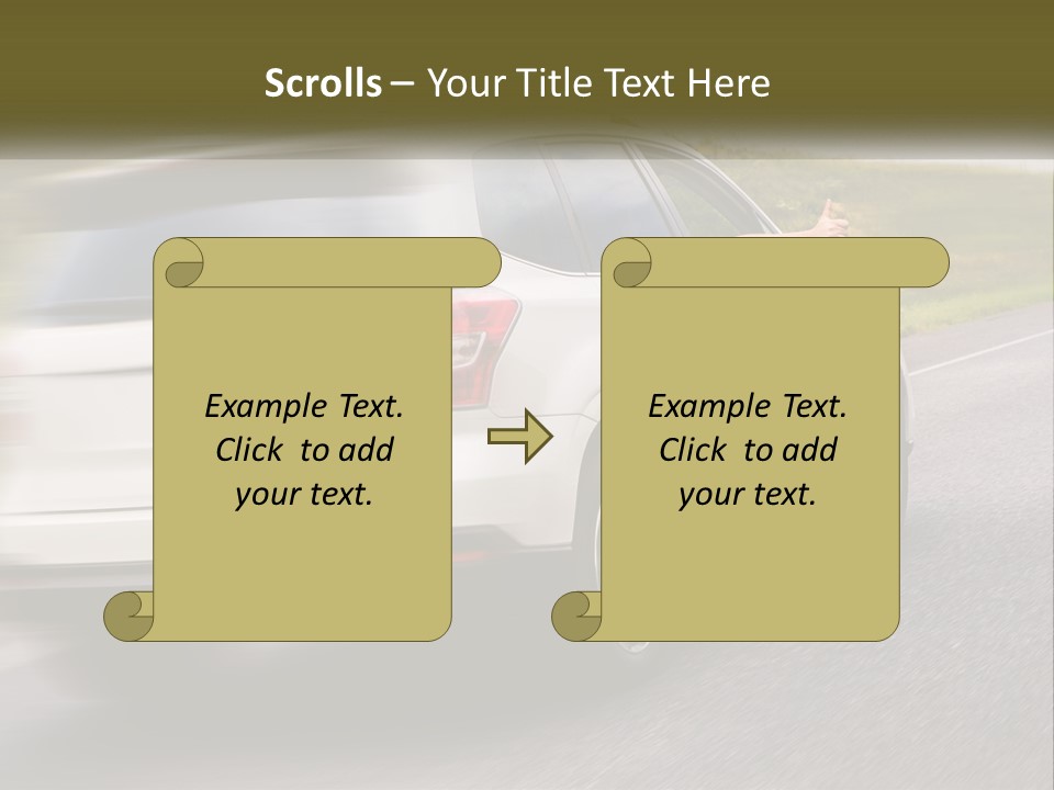 Small Structure Made PowerPoint Template