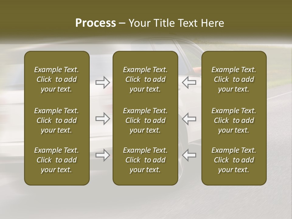 Small Structure Made PowerPoint Template