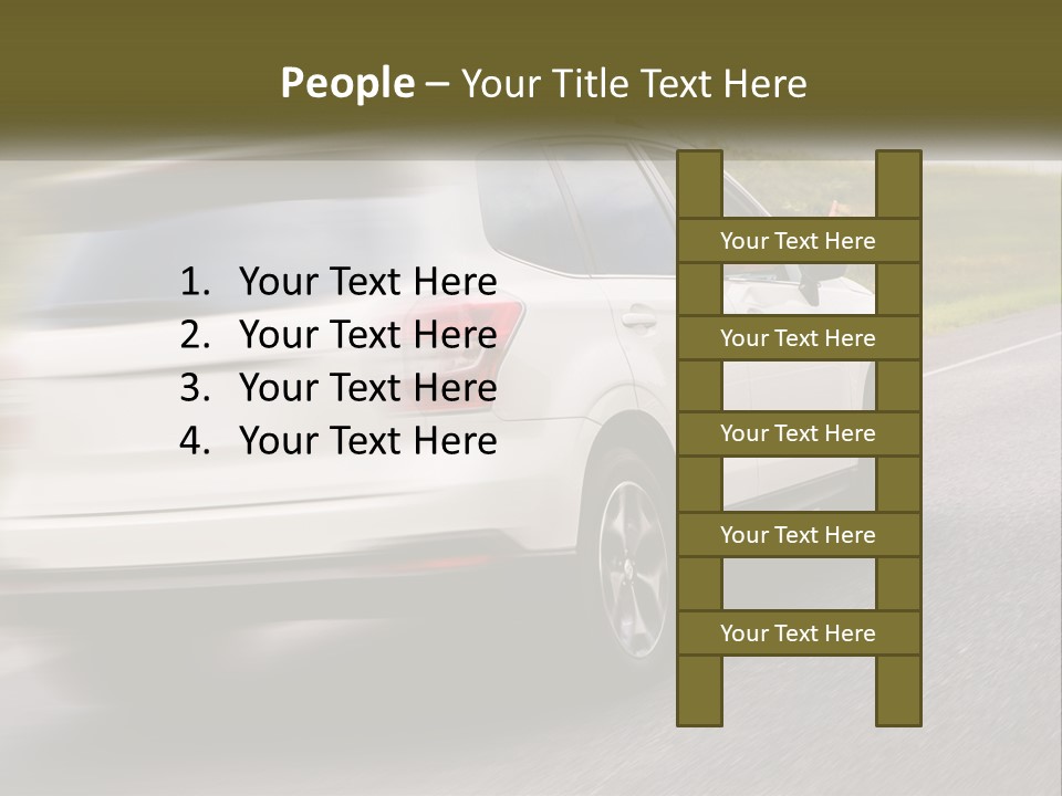 Small Structure Made PowerPoint Template