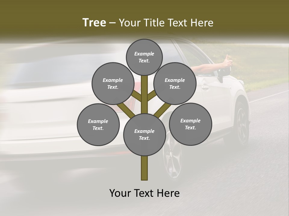 Small Structure Made PowerPoint Template