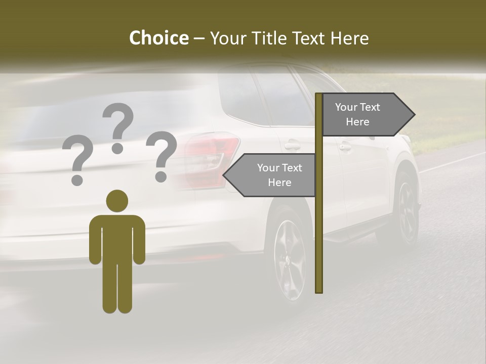 Small Structure Made PowerPoint Template