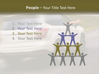 Small Structure Made PowerPoint Template