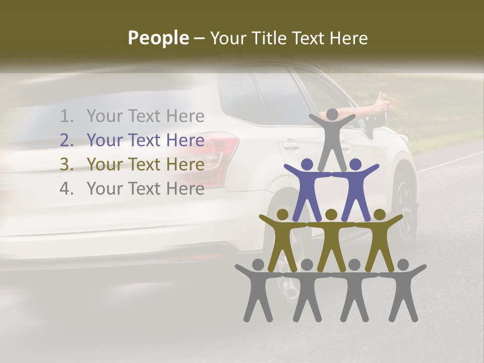 Small Structure Made PowerPoint Template