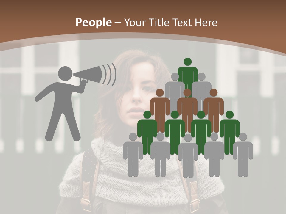 Man Buy Human Hand PowerPoint Template