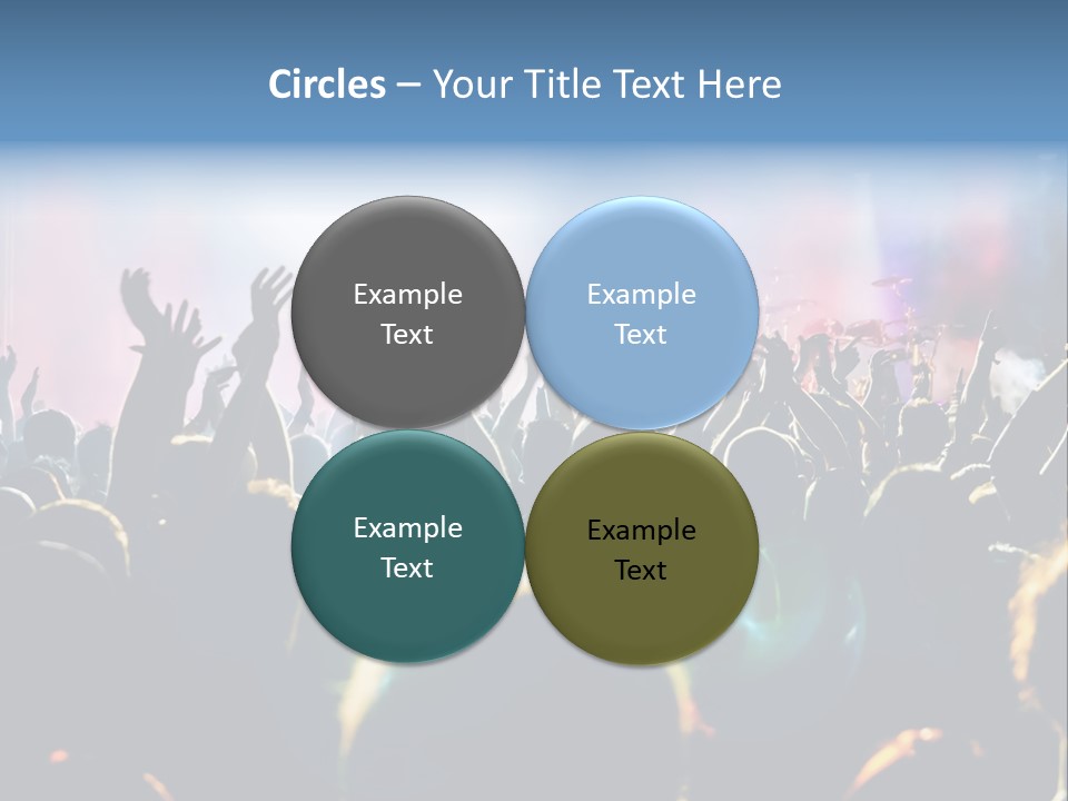 Cloud Background Made PowerPoint Template
