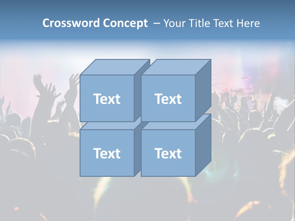 Cloud Background Made PowerPoint Template
