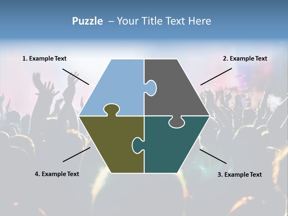 Cloud Background Made PowerPoint Template