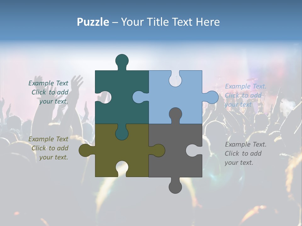 Cloud Background Made PowerPoint Template