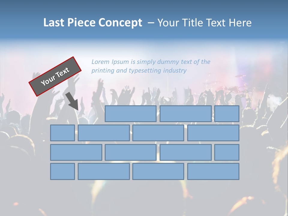 Cloud Background Made PowerPoint Template