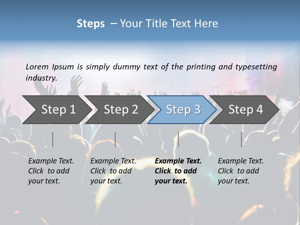 Cloud Background Made PowerPoint Template