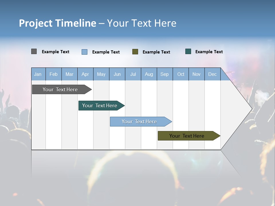 Cloud Background Made PowerPoint Template