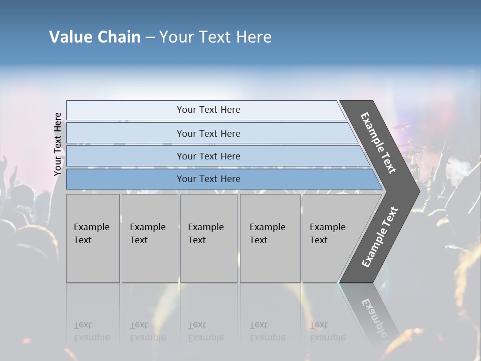 Cloud Background Made PowerPoint Template