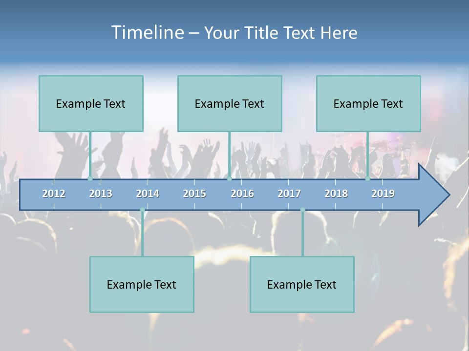 Cloud Background Made PowerPoint Template