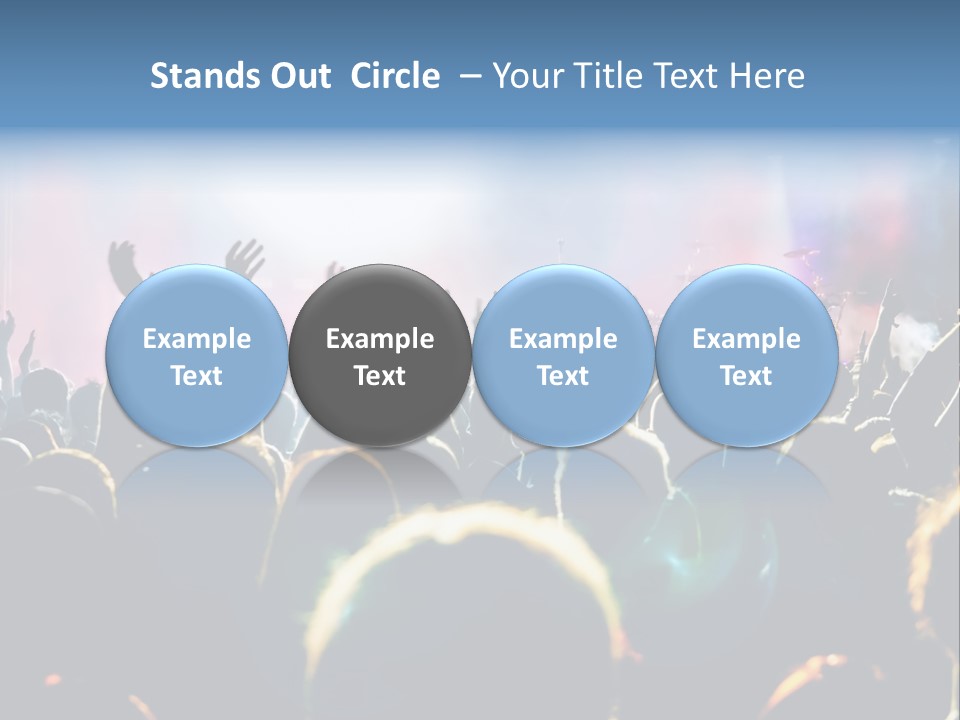 Cloud Background Made PowerPoint Template