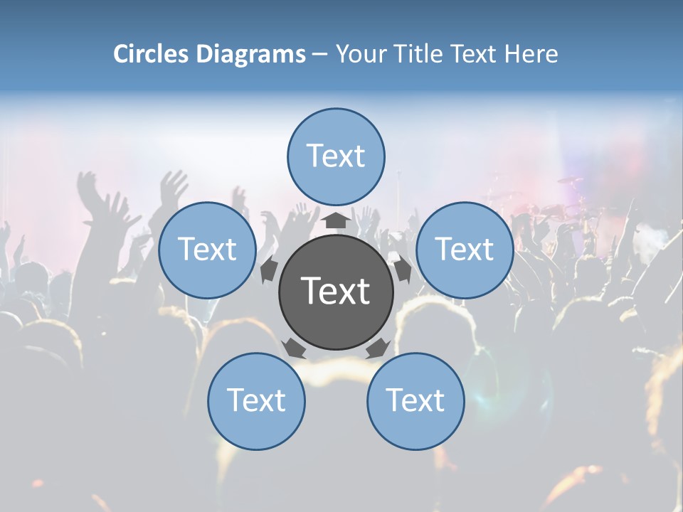Cloud Background Made PowerPoint Template