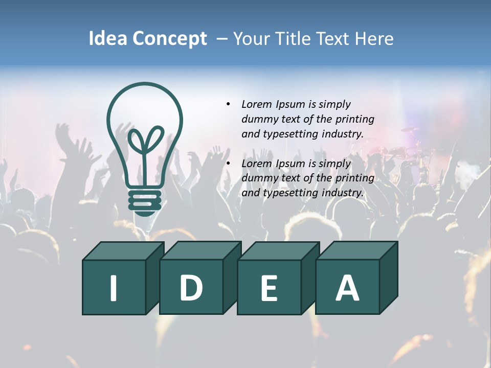 Cloud Background Made PowerPoint Template