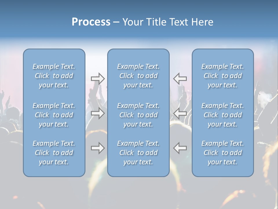 Cloud Background Made PowerPoint Template