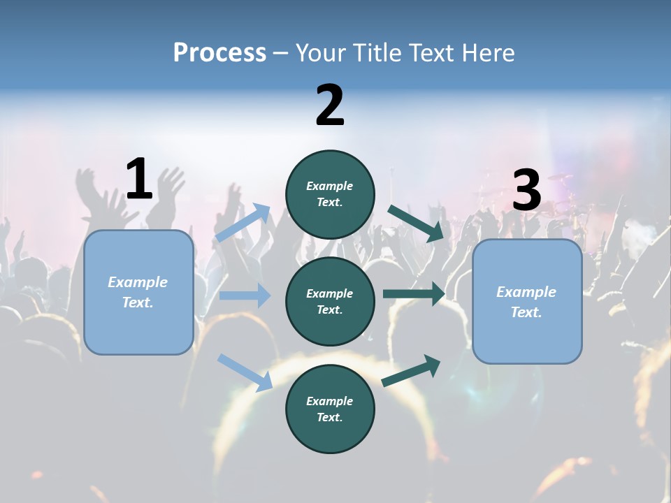 Cloud Background Made PowerPoint Template