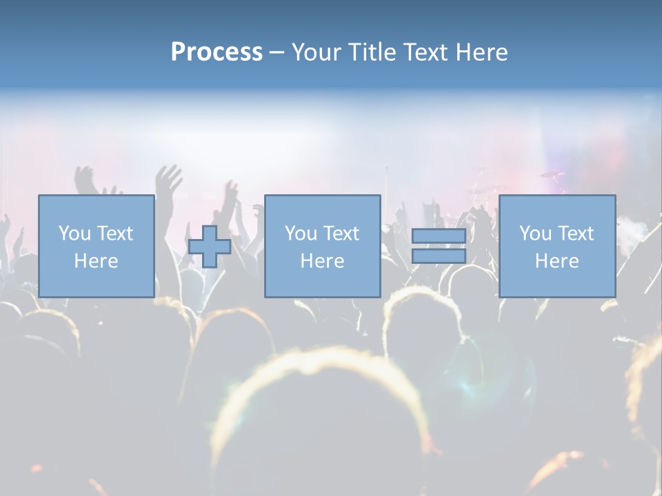 Cloud Background Made PowerPoint Template