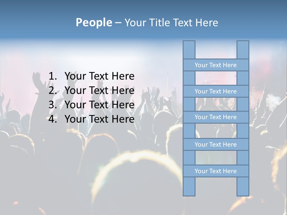 Cloud Background Made PowerPoint Template