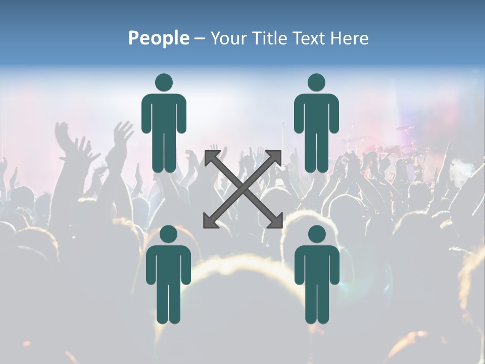 Cloud Background Made PowerPoint Template