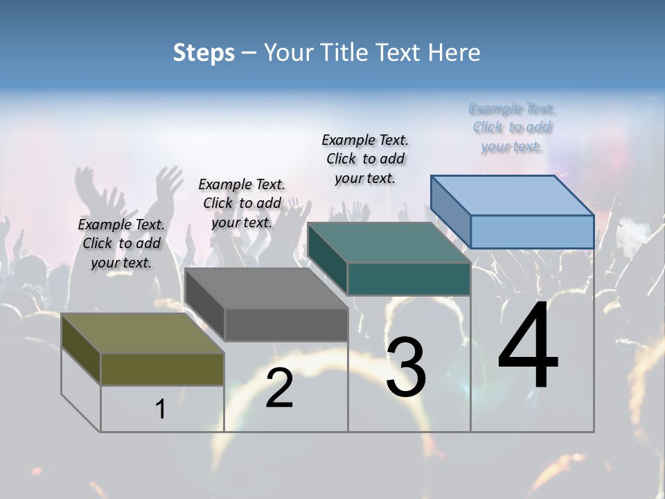 Cloud Background Made PowerPoint Template