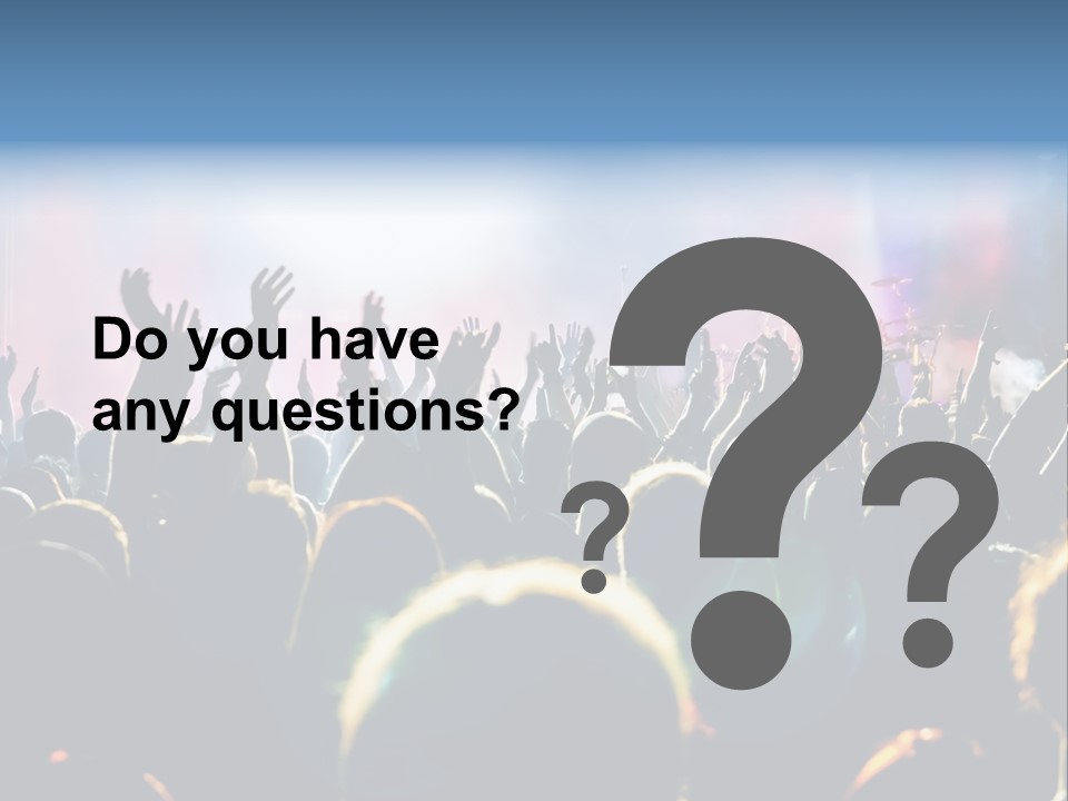 Cloud Background Made PowerPoint Template