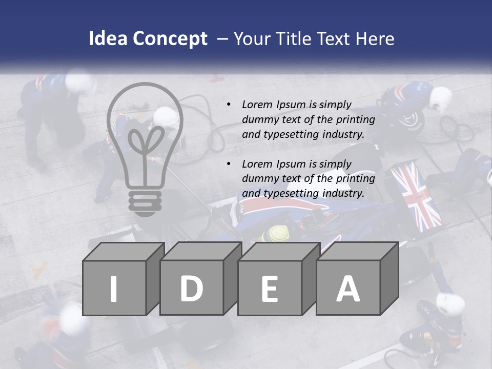 Man Selling Ownership PowerPoint Template