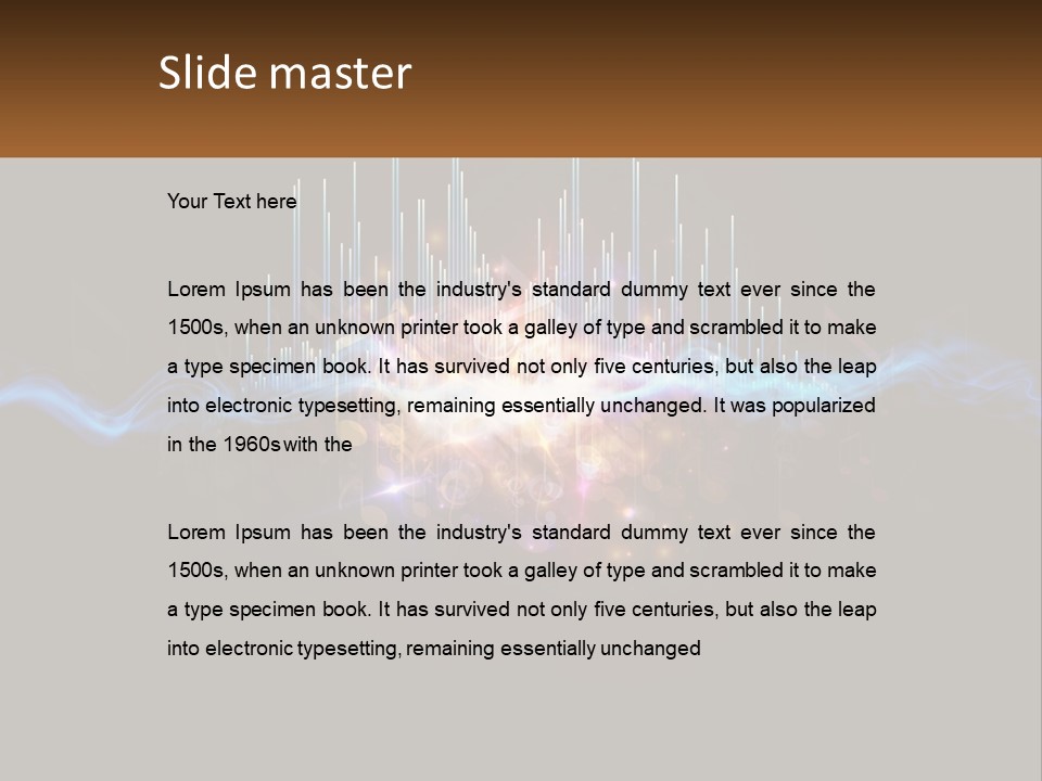 Cloud Hand Small PowerPoint Template