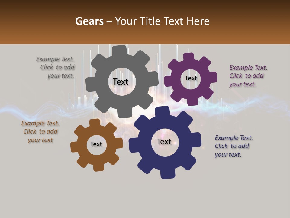 Cloud Hand Small PowerPoint Template