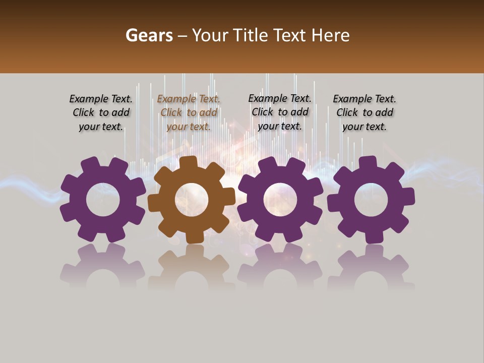 Cloud Hand Small PowerPoint Template