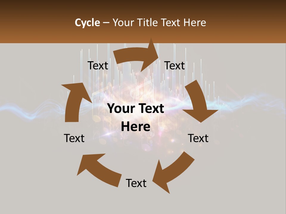 Cloud Hand Small PowerPoint Template