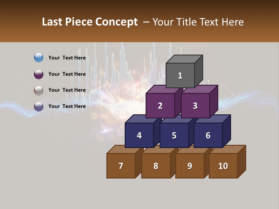 Cloud Hand Small PowerPoint Template
