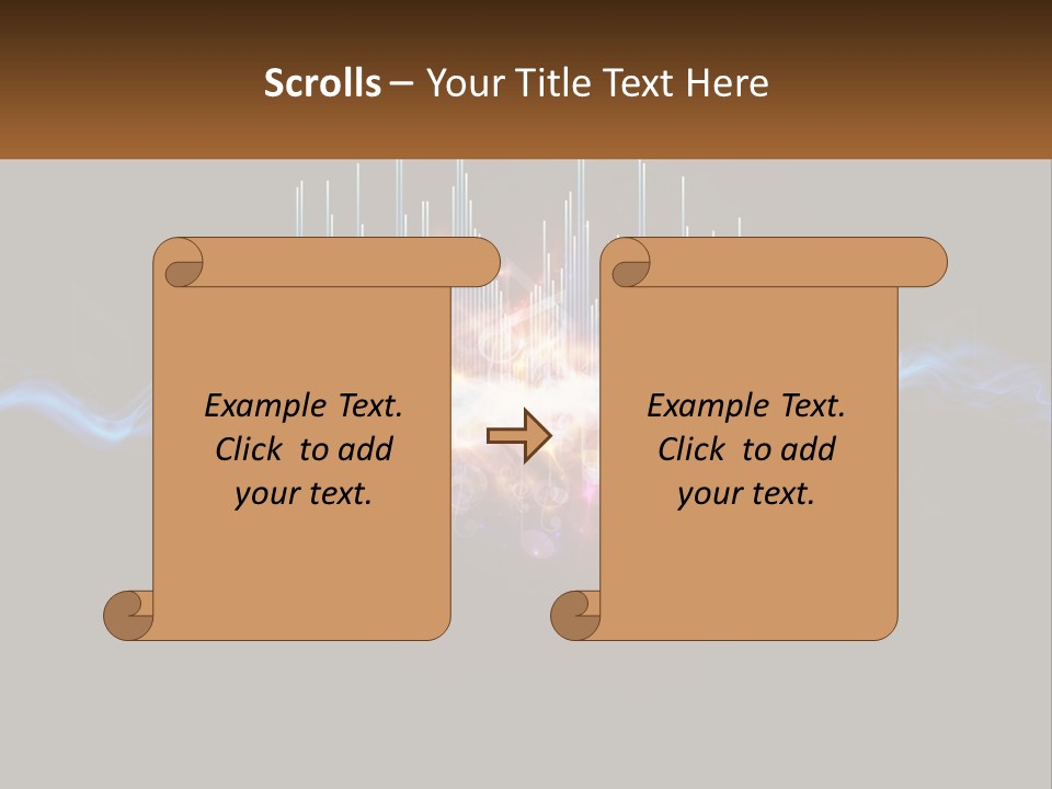Cloud Hand Small PowerPoint Template