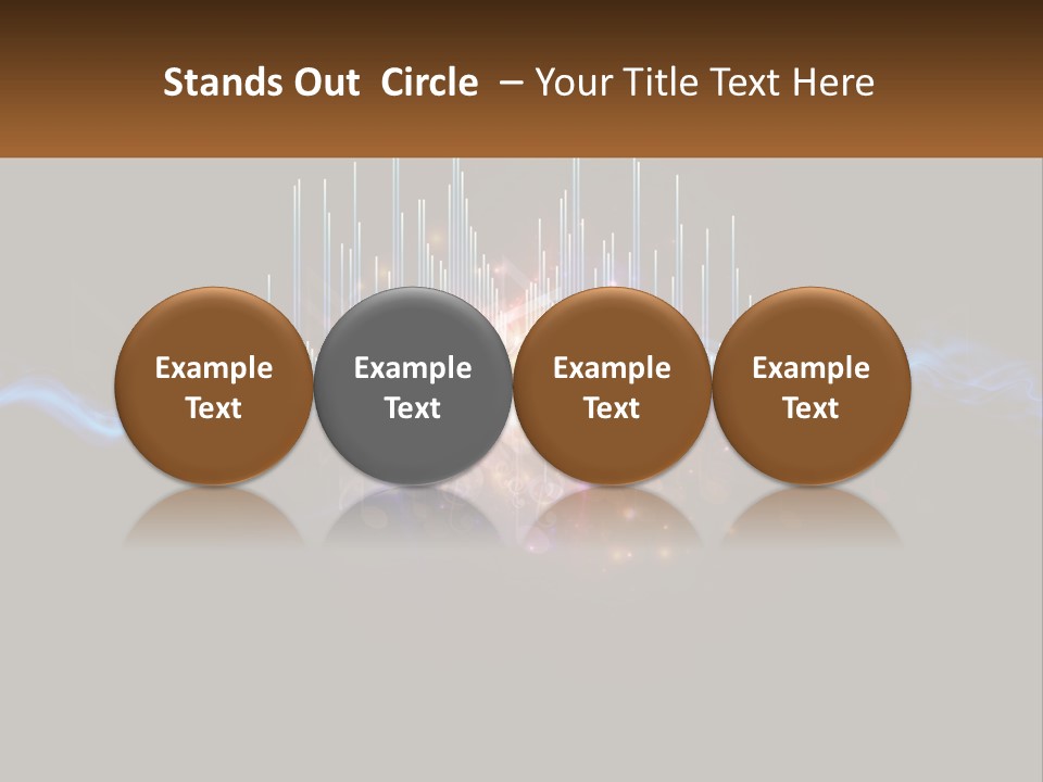 Cloud Hand Small PowerPoint Template