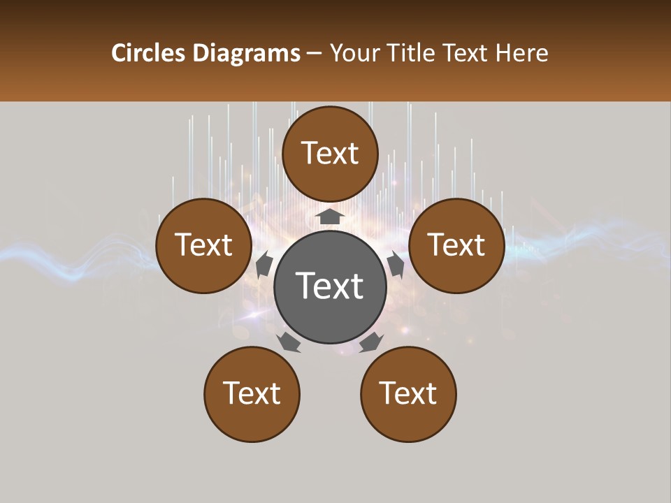 Cloud Hand Small PowerPoint Template