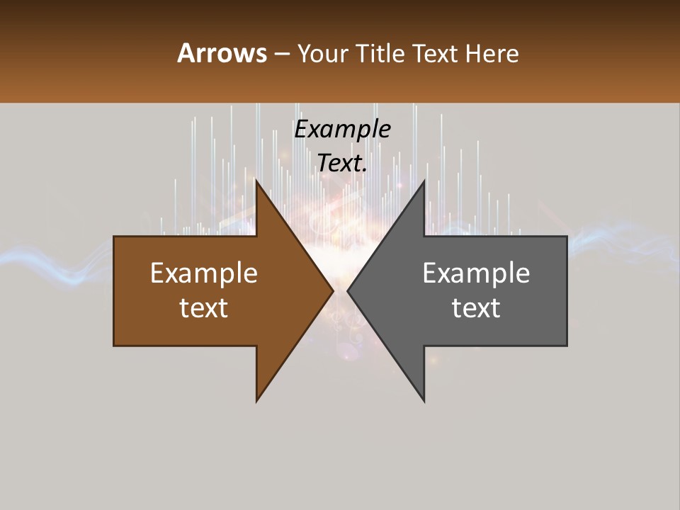 Cloud Hand Small PowerPoint Template