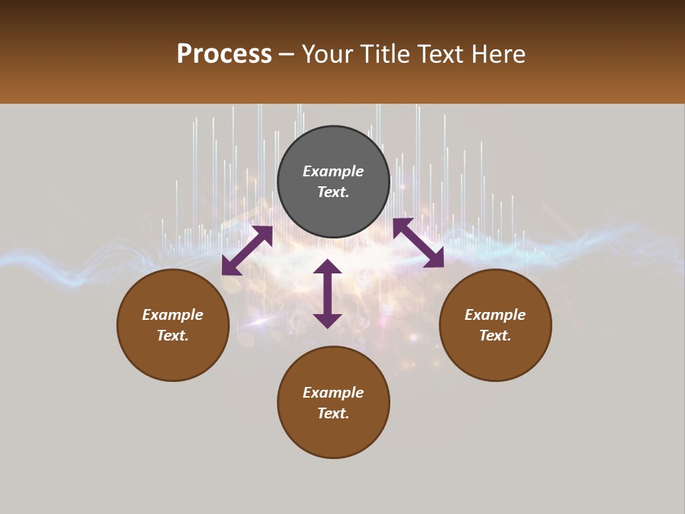 Cloud Hand Small PowerPoint Template