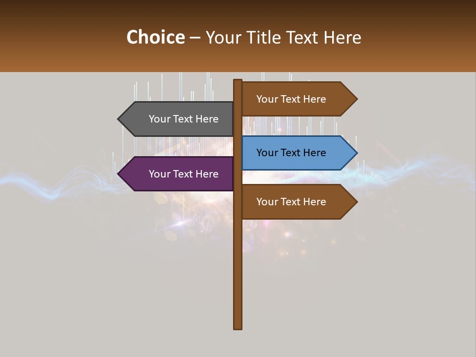 Cloud Hand Small PowerPoint Template