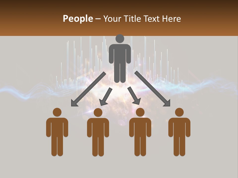 Cloud Hand Small PowerPoint Template