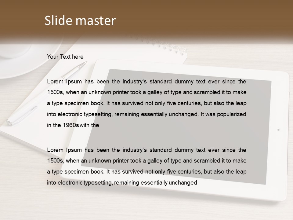 Nature Blue Sky Background PowerPoint Template