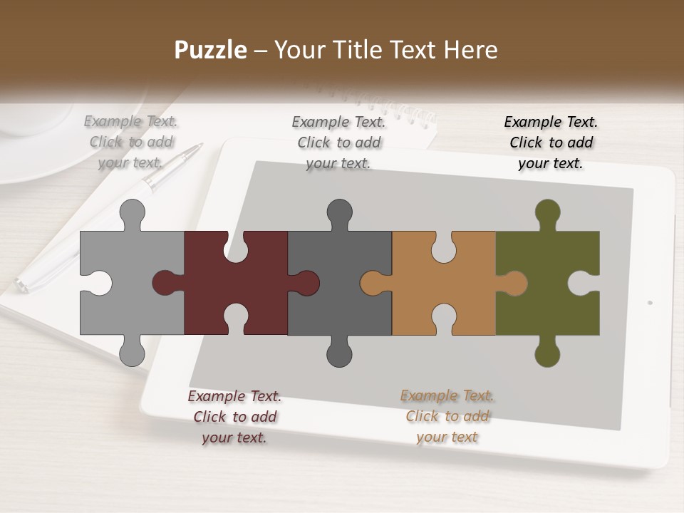 Nature Blue Sky Background PowerPoint Template