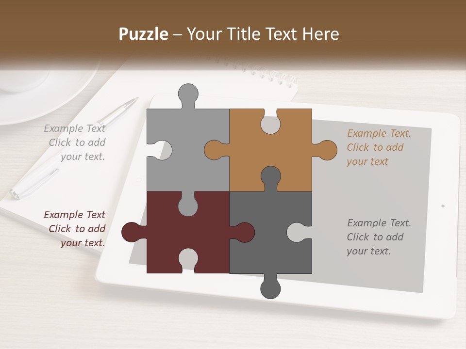 Nature Blue Sky Background PowerPoint Template