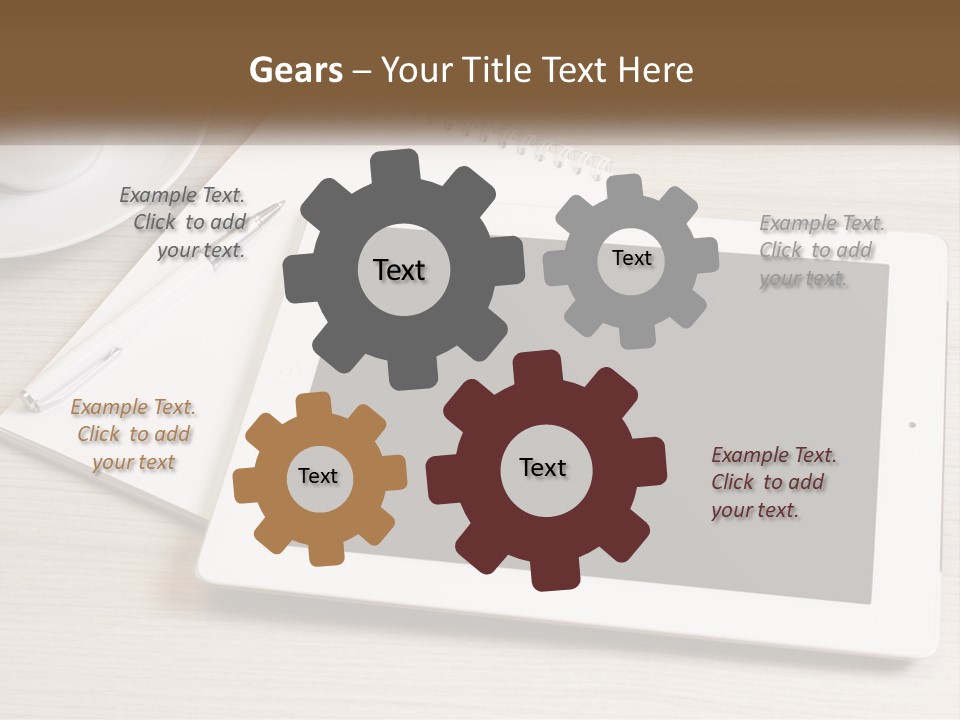 Nature Blue Sky Background PowerPoint Template