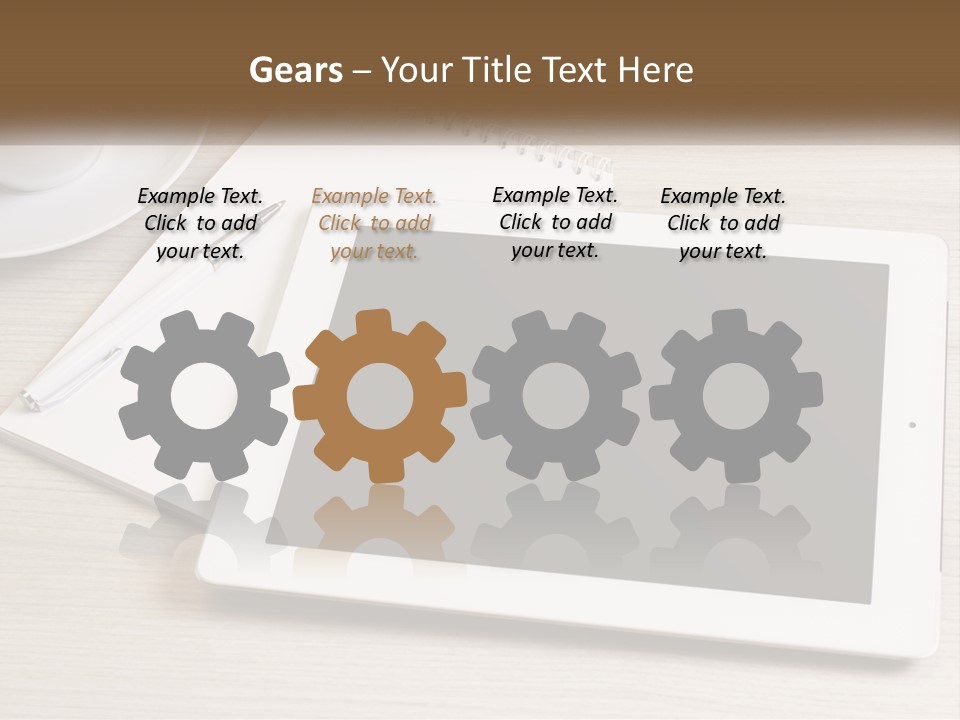 Nature Blue Sky Background PowerPoint Template