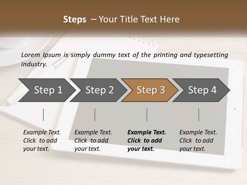 Nature Blue Sky Background PowerPoint Template