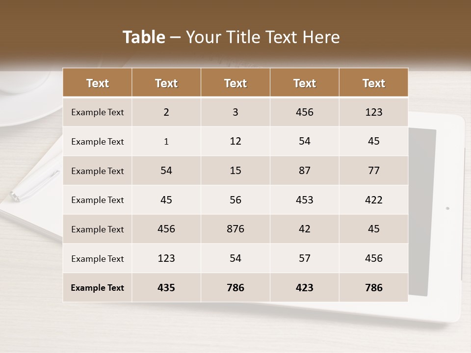 Nature Blue Sky Background PowerPoint Template