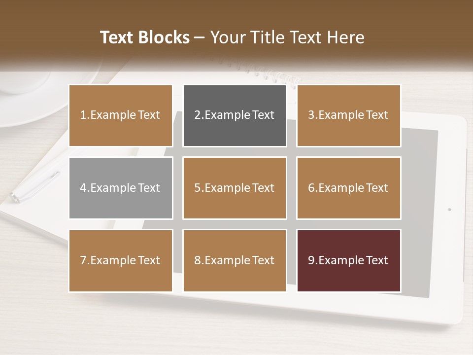 Nature Blue Sky Background PowerPoint Template